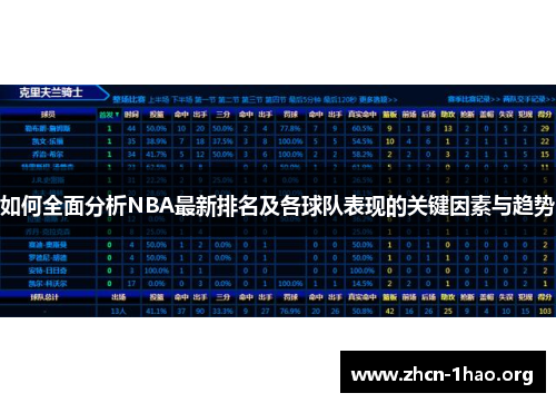 如何全面分析NBA最新排名及各球队表现的关键因素与趋势