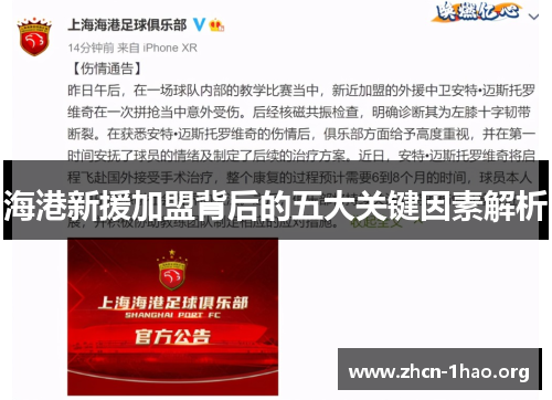 海港新援加盟背后的五大关键因素解析