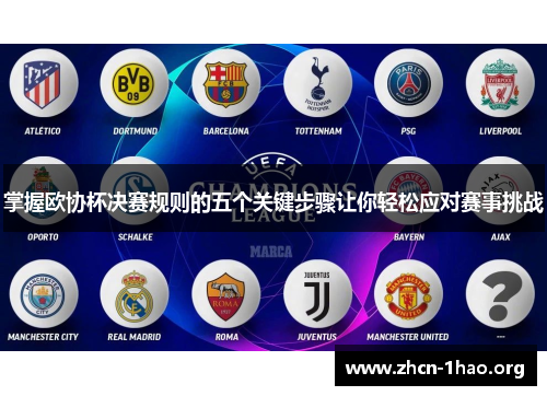 掌握欧协杯决赛规则的五个关键步骤让你轻松应对赛事挑战
