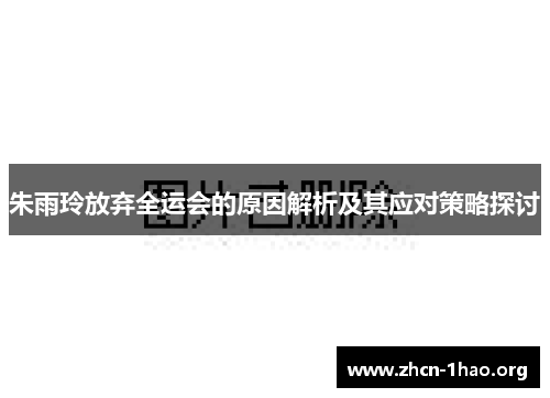 朱雨玲放弃全运会的原因解析及其应对策略探讨